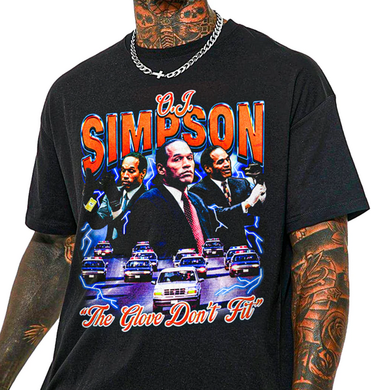O.J. Simpson "The Glove Don't Fit" T-Shirt!
