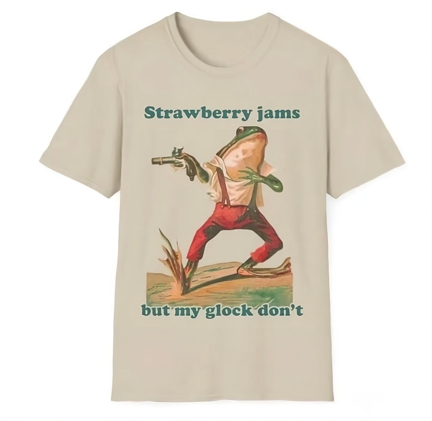 Strawberry Jams But My Glock Don't T-shirt !