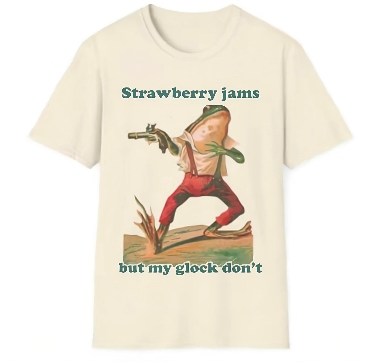 Strawberry Jams But My Glock Don't T-shirt !