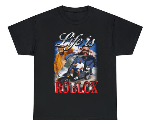 Life is Roblox DJ Khaled Tee - Zyzz Shop