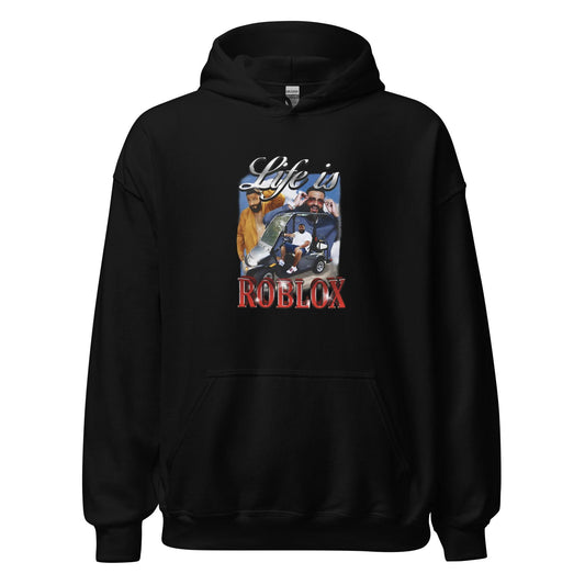 Life is Roblox DJ Khaled Hoodie - Zyzz Shop